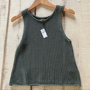 Aerie NWT Green Knit Tank
